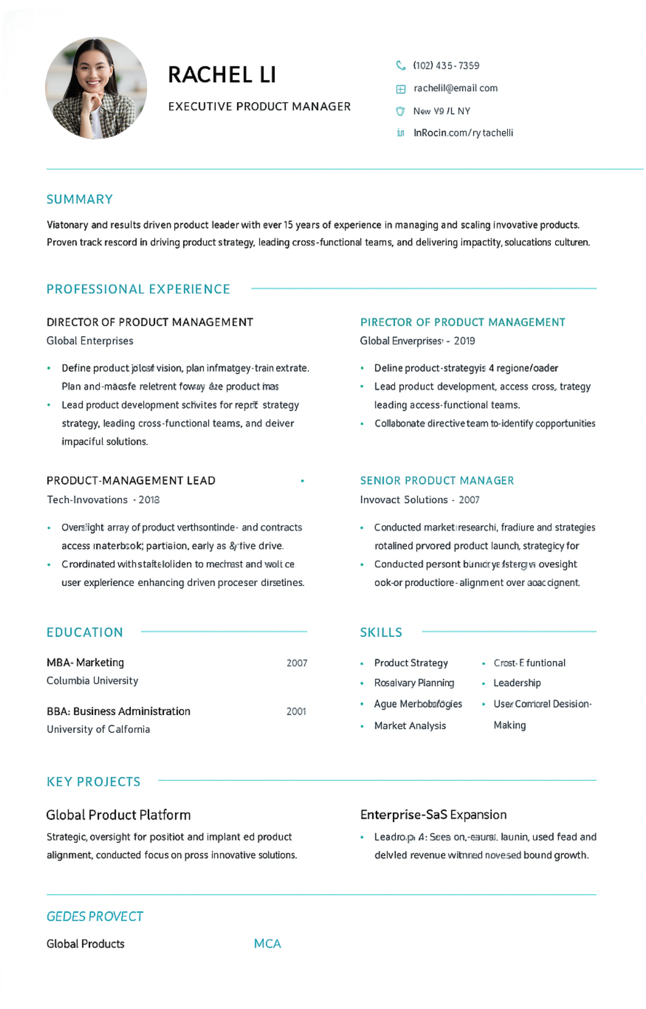 Executive PM Resume