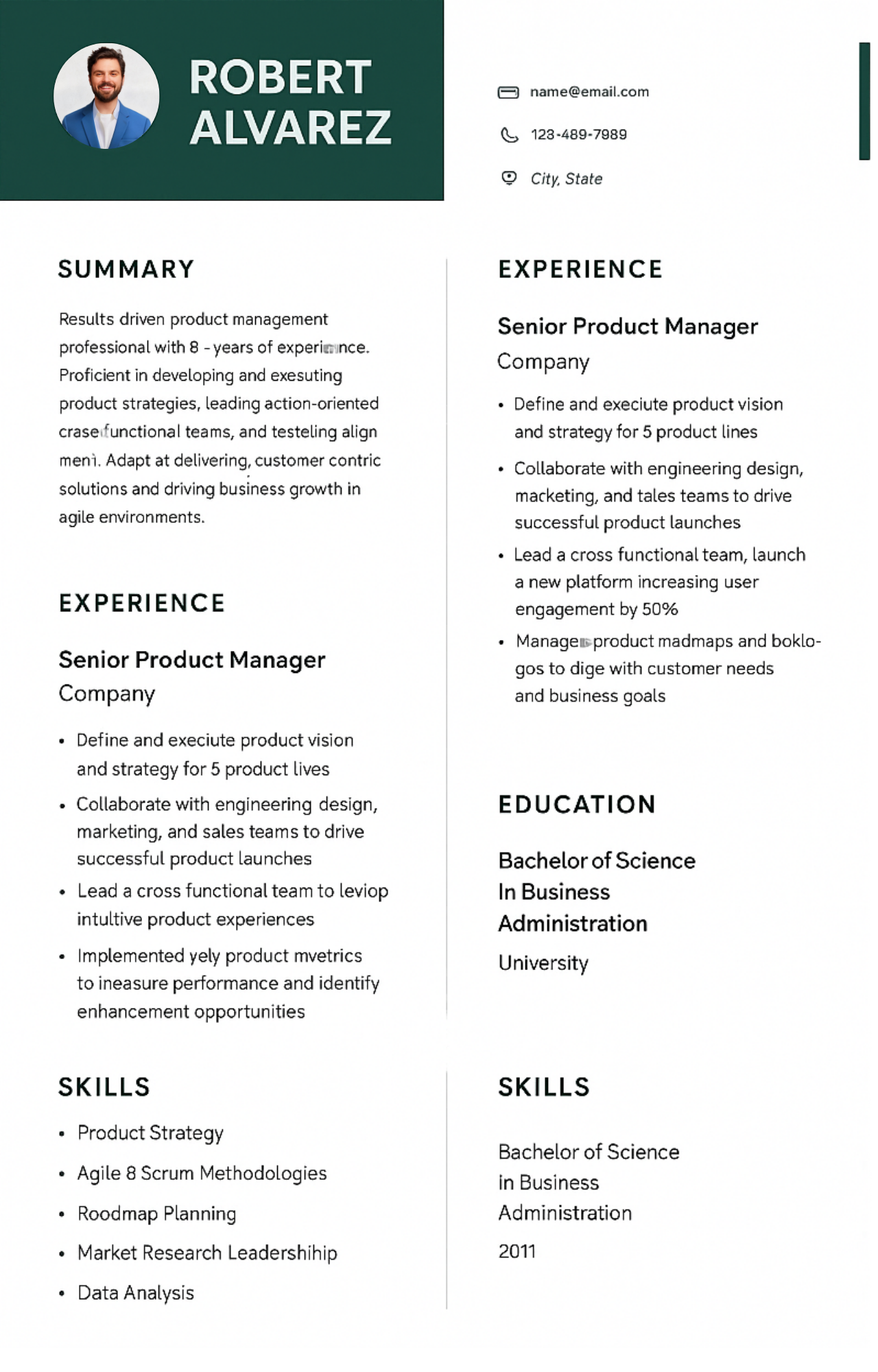 ATS-Optimized Resume Template